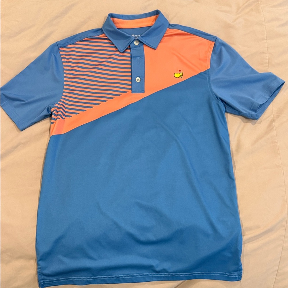Masters Kids Blue and Orange Polo Shirt